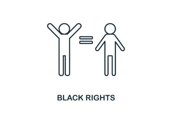 Black Rights Icon Graphics and Icons