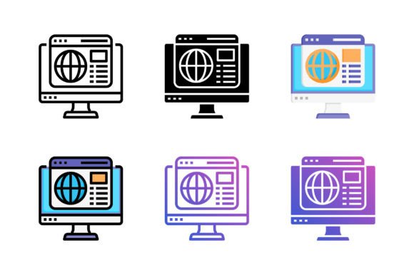 Browser Icon: Graphics and Icons for Modern Design