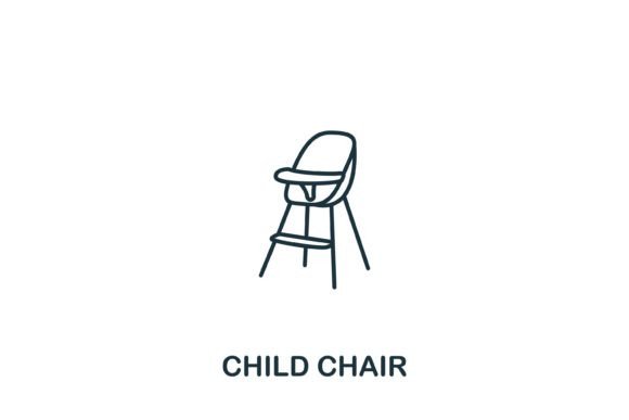 Child Chair Icon Graphics and Icons