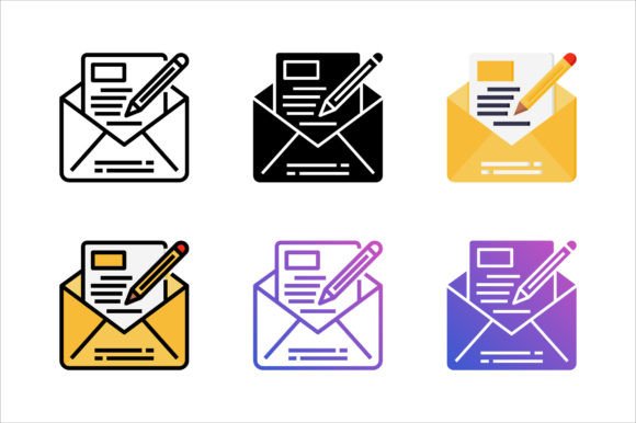 Compose Mail Icon: Graphics & Icons for Local Business