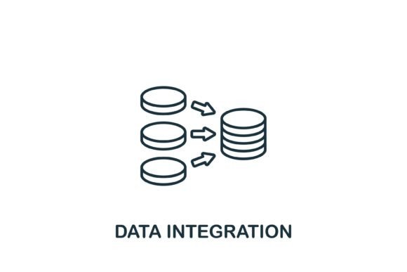 Data Integration Icon Graphics and Icons