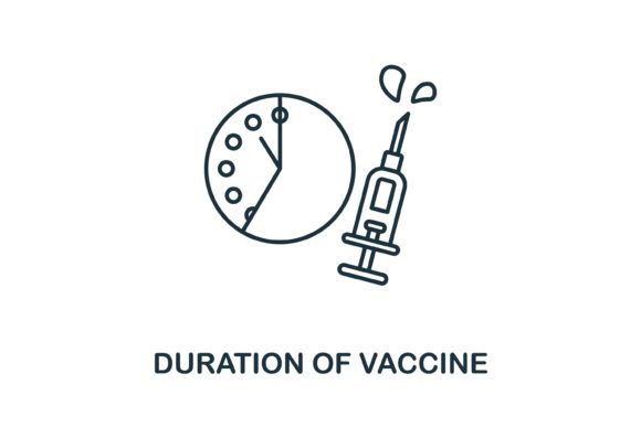 Duration of Vaccine Icon Graphics and Icons