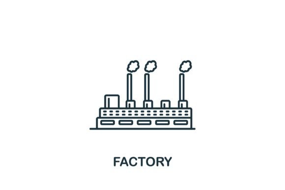 Factory Icon: Graphics and Icons for Digital Sellers