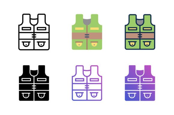 Fishing Vest Icon Review
