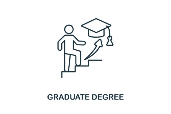 Graduate Degree Icon: Graphics and Icons for Editorial Design