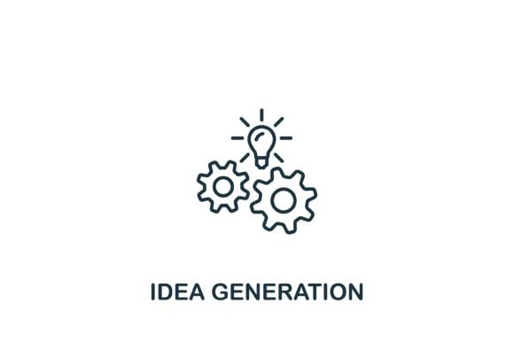 Idea Generation Icon Graphics