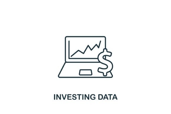 Investing Data Icon Graphics and Icons