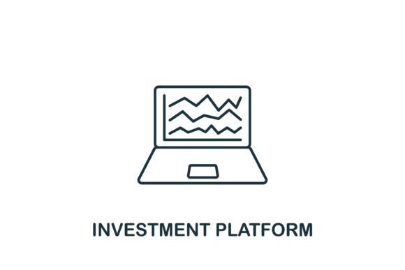 Investment Platform Icon Graphics and Icons