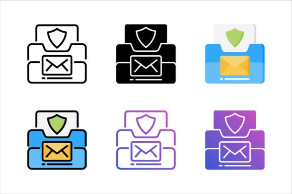 Mail Protection Icon Graphics and Icons