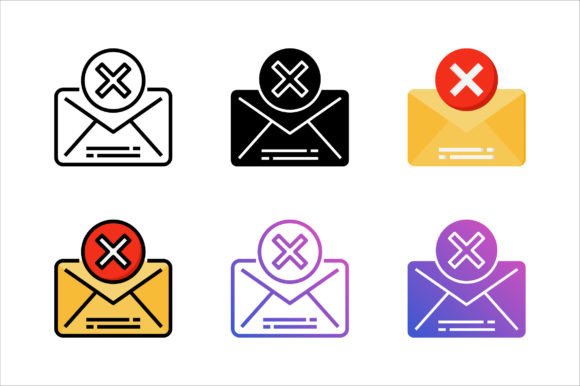 Mail Remove Icon: Graphics and Icons for Real Projects