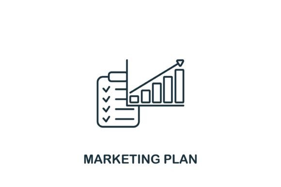 Marketing Plan Icon: Graphics and Icons for Real Publishing