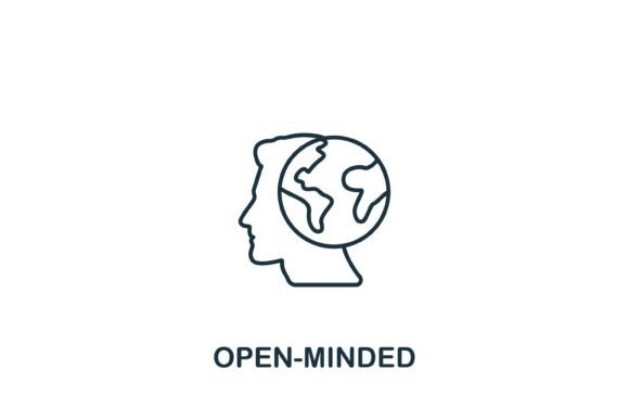 Open-Minded Icon: Graphics and Icons for Creative Branding