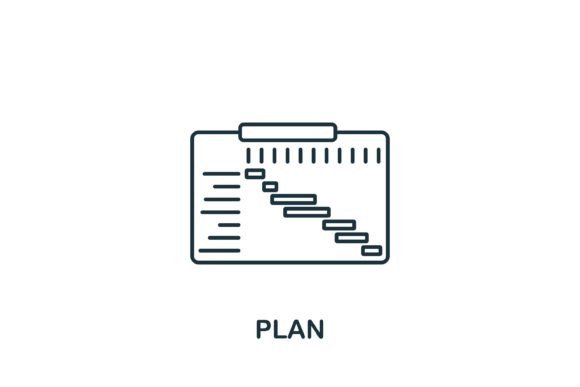 Plan Icon: Graphics and Icons for Modern Design