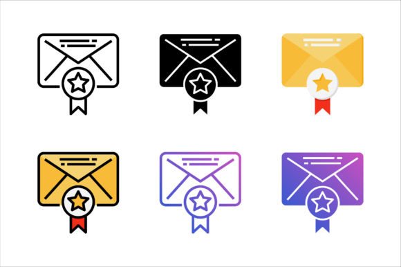 Recommendation Email Icon Graphics and Icons