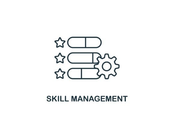 Skill Management Icon: Graphics and Icons for Real Projects