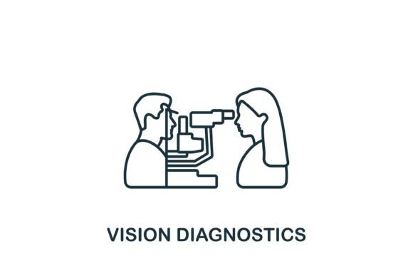 Vision Diagnostics Icon Graphics